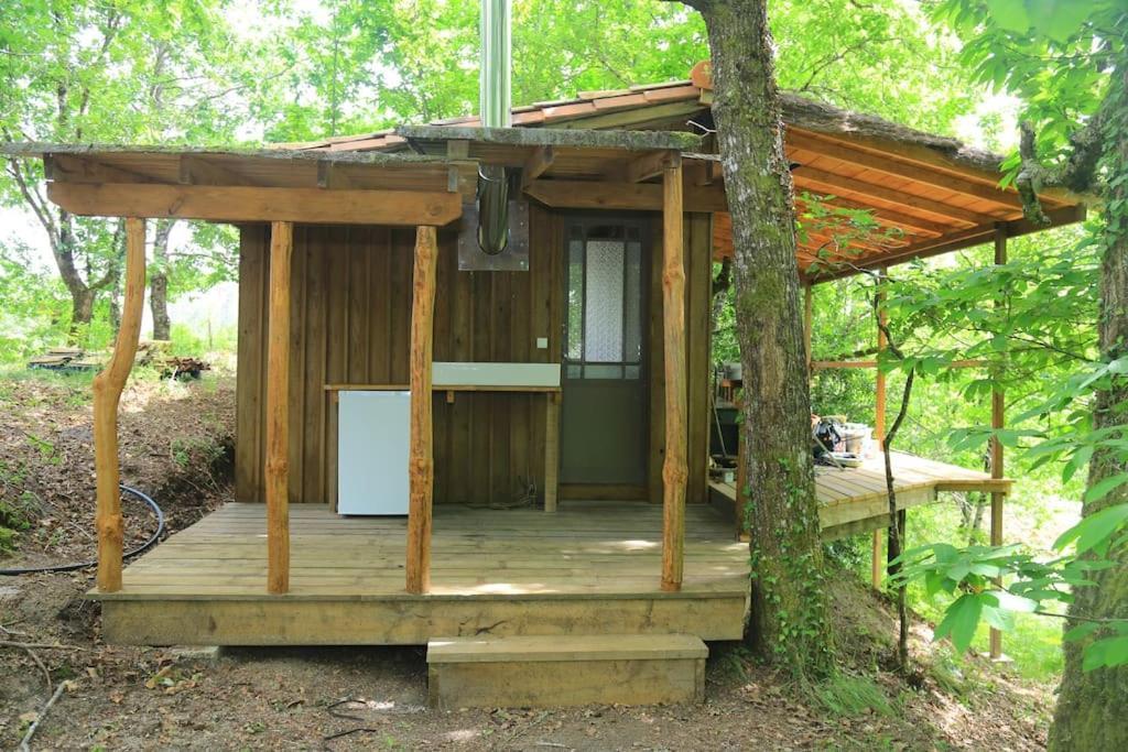 Cabane Au Coeur De La Foret Des Landes De Gascogne Belin-Beliet Exteriör bild